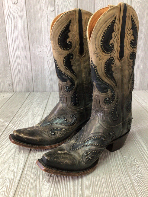 Lucchese Gemma Snip toe Boots Size 8.5